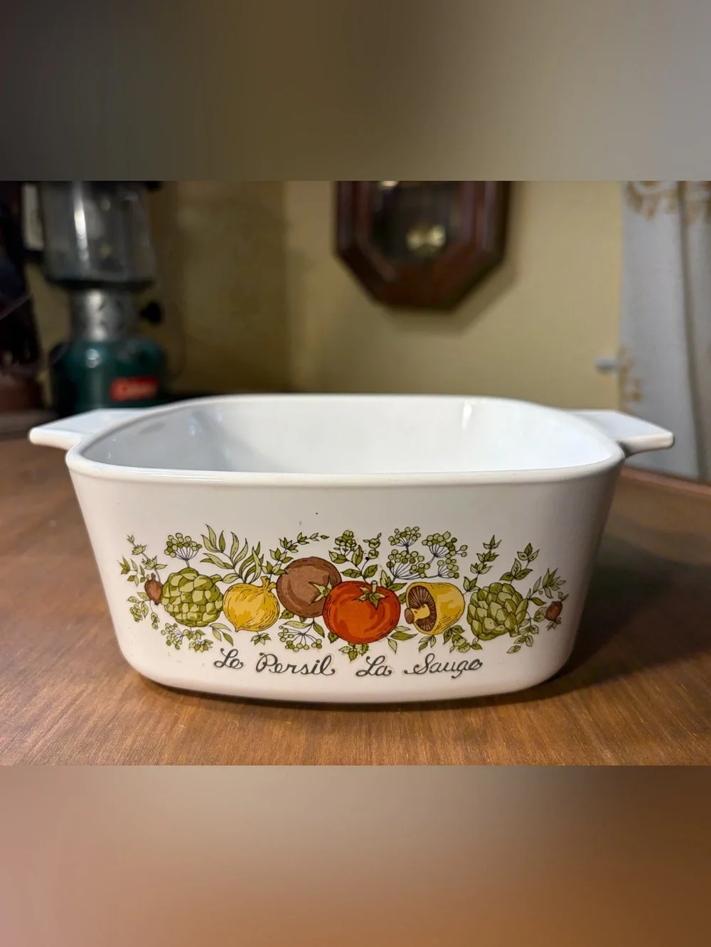 Corning Ware Spice of Life A-1 1/2-B Le Persil La Sauge 1.5Qt Casserole w/Lid